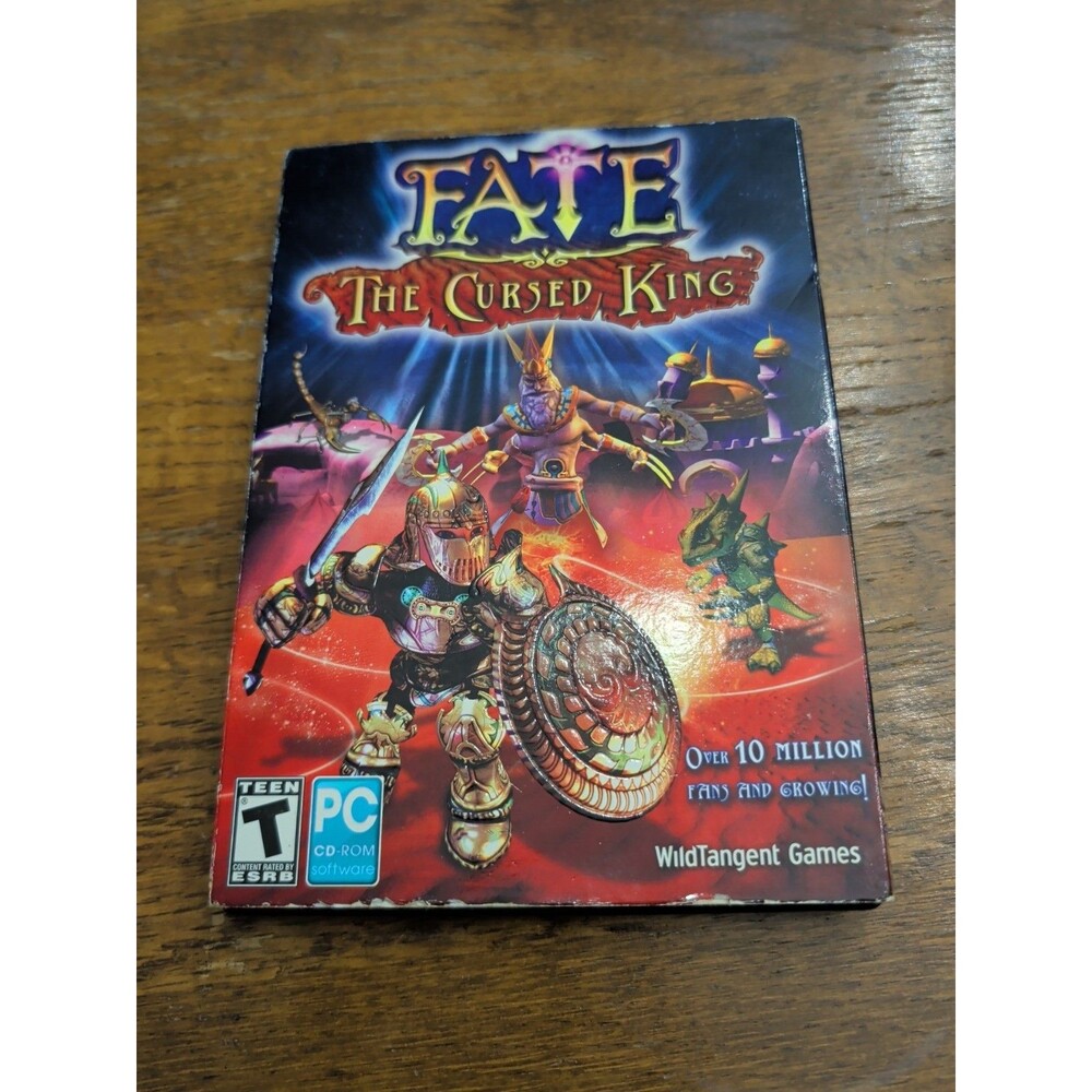 FATE THE CURSED KING PC GAME WITH SLIPCOVER "NICE" (WINDOWS XP-VISTA-7)